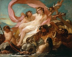 Venus emergiendo del mar, c.1754-5